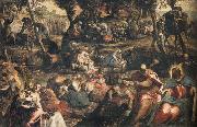 Jacopo Tintoretto Gathering of Manna Germany oil painting artist